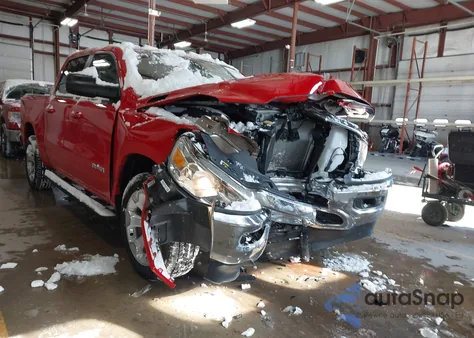 2022 Ram 1500 Big Horn 4X4 5'7 Box z USA, uszkodzony, nr VIN 1C6SRFFT5NN386225